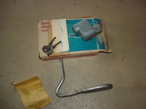 1966 66 chevelle super sport nos new old stock ss spare tire / wheel lock 986383