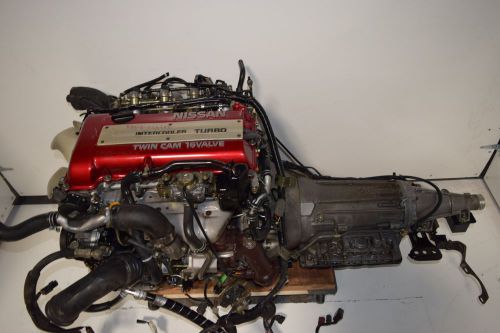 Jdm nissan silvia sr20det s13 red top engine automatic rwd transmission and wire