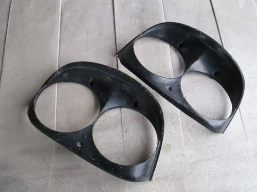 1958 ford skyliner/retractable/conv./other-headlight bezels l &amp; r