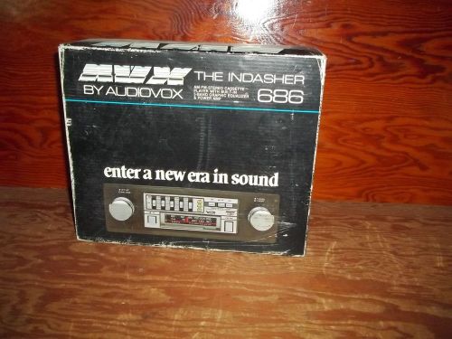 Vintage 1984 audiovox radio cassette player new in the box nos free shipping!!!