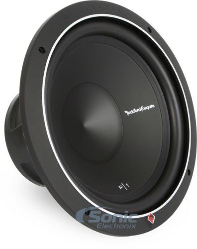New! rockford fosgate p1s2-12 500w 12&#034; punch stage 1 single 2 ohm car subwoofer