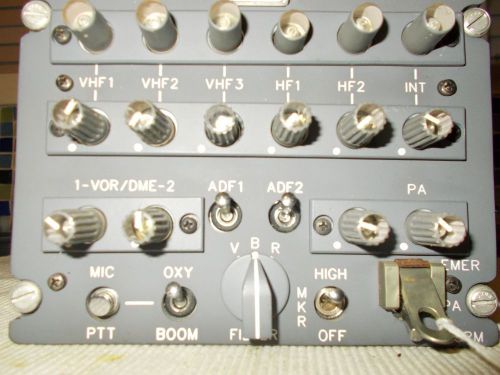 Control panel comm /nav/ptt/boom