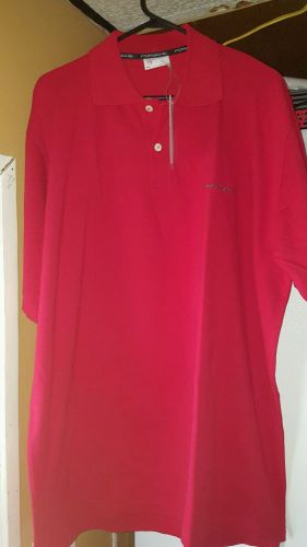Porsche design red short sleeve polo shirt size xxl new with tags