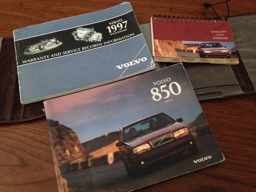1997 volvo 850 owners manual