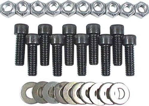Brake rotor mounting bolt washer lock nut kit mount to hats or hubs imca hawk