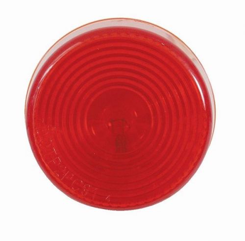 Four ( 4 ) incandescent 4 inch red round grommet mount tail  truck lights