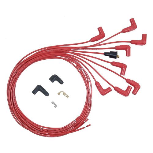 Accel 7541r 300+ ferro-spiral race spark plug wire set