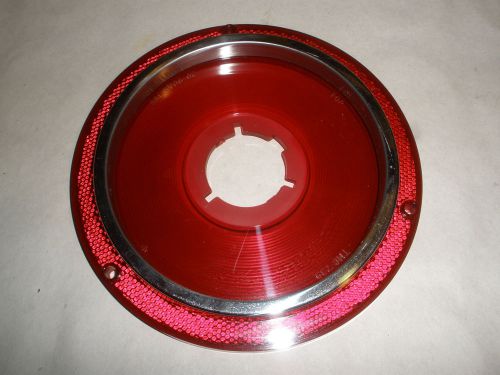 Vintage nors stop tail light lens 1962 ford galaxie with back up c2az 13450b usa