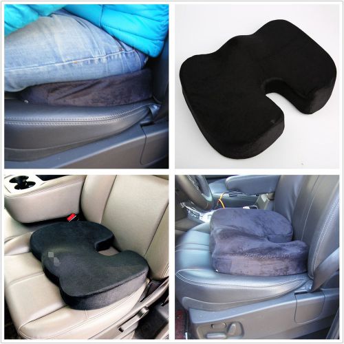 Memory foam coccyx car/suv/office chair seat cushion back lumbar pain relief pad