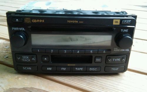 04 05 06 07 toyota highlander jbl radio stereo disc changer cd player rds a56832