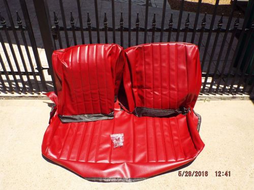 1968 chevlle and el camino front seat covers in red