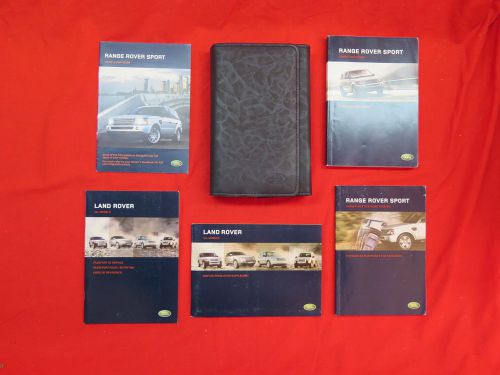 2005 land rover range rover sport owners manual guide book