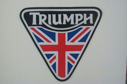 Triumph x-large simulated leather british flag with triump written on the top