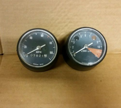 1970-71 honda cl175  cl 175 scrambler k4-k5 tachometer speedometer gauge set #1