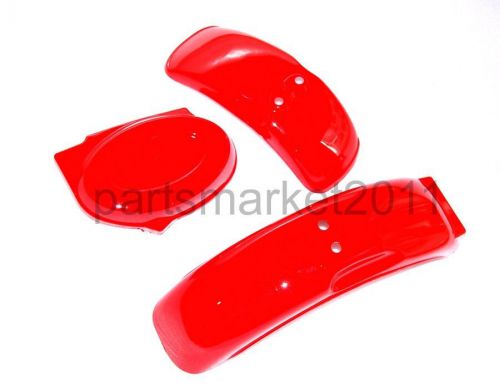 Red plastics fenders covers fairings body for honda monkey z50 z50r 50j bikes