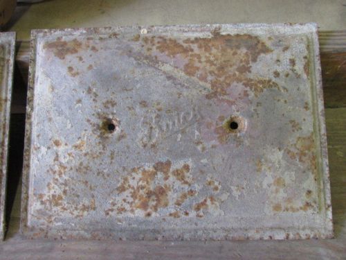 Antique 1920s 1930s buick side cover panel plate - original
