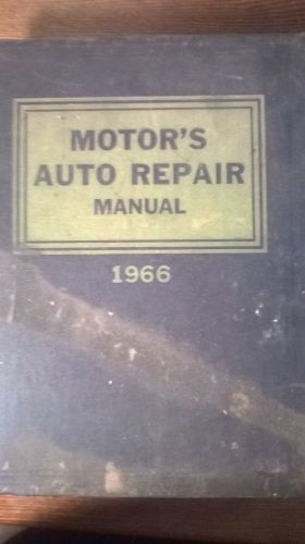 Motors auto repair manual 1966 29th edition covers 1959-1966 models