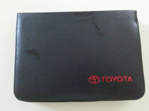 2006 toyota corolla genuine oem owners manual w/ supplements zippered pouch