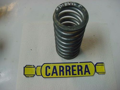 Carrera #500 chrome 2-1/2 id x 8&#034; tall coil-over spring imca nascar ump dr165