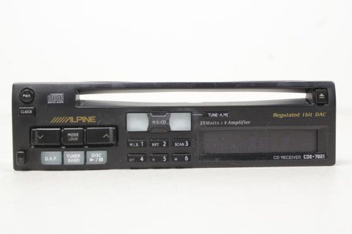 Alpine cde-7821 faceplate radio cd receiver face plate oem