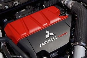 Mitsubishi lancer evolution x engine cover panel evo oem 4b11t