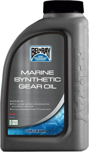 Bel-ray 99741-bt1 marine full synthetic gear oil 1 liter new dealer direct