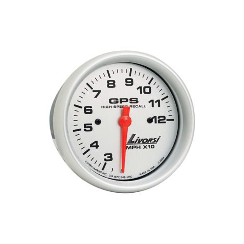 Livorsi electric automotive 120 mph gps speedometer platinum 4 5/8&#034;