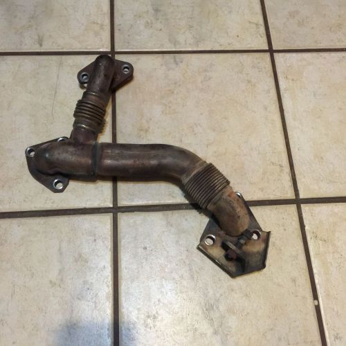 Duramax lb7 turbo inlet pipe with egr port, passenger side up to turbo. 2003 lb7