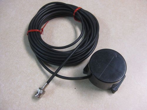 Radarsonics depth finder transducer #235-200 w/ 20ft cable &amp; bnc male connector
