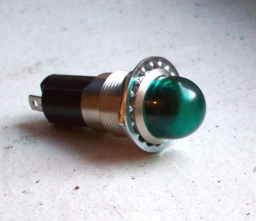 Green beehive lens dash gauge panel light hot rod rat nos 5/8&#034; rare dialco nos