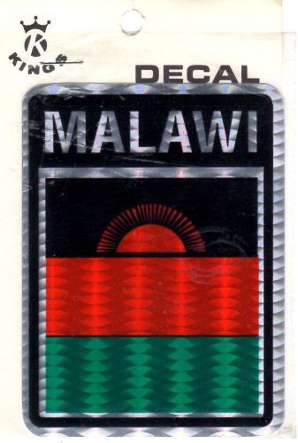 Set of 2 malawi car decals, brand new factory sealed (kings international)
