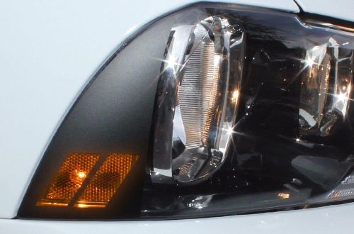 Dodge charger 2011-2014 parking light vinyl decal parts graphics - matte black
