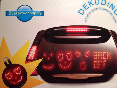 New- dekudino led illuminating car truck message wireless sign