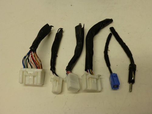 Toyota radio cd player stereo wire harness plug set for oem stock plugs