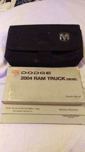 2004 dodge ram truck diesel owner&#039;s manual