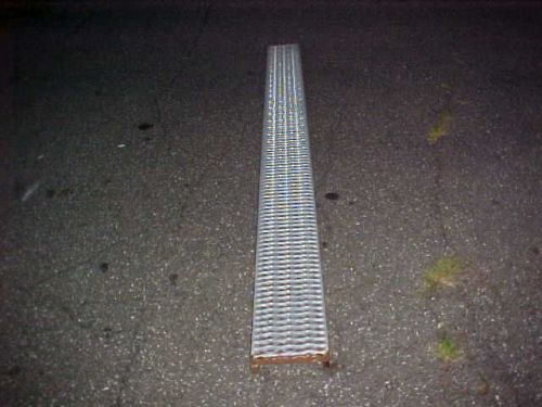 Running board for truck or car, galvanized steel, 10 feet long by 9.5 in.wide