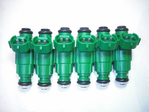 Set of six (6) flow matched genuine oem hyundai kia fuel injectors # 35310-37150