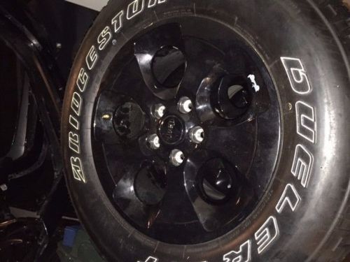 5 tires and wheels bridgstone dueller a/t rh+s p255/70r18 112s m+s