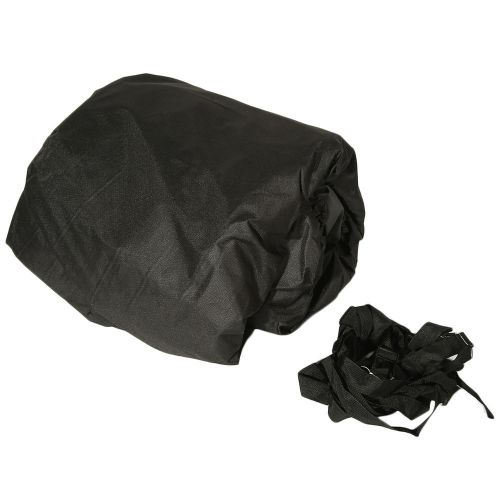 17&#039; 18&#039; 19&#039; v-hull fish - ski trailerable boat cover black color all weather bh