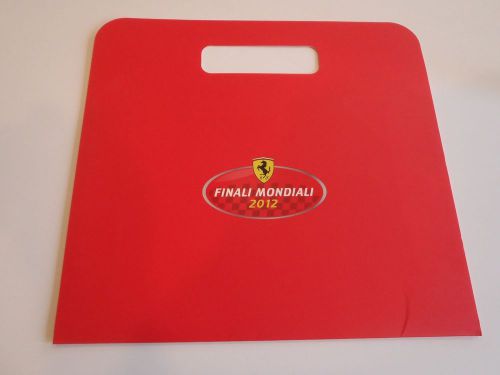 Ferrari world finals at valencia in 2012 # 352/1400 printed brochures