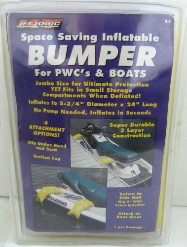 Jet logic jumbo inflatable 24&#034; bumper for boat personal watercraft jet ski new