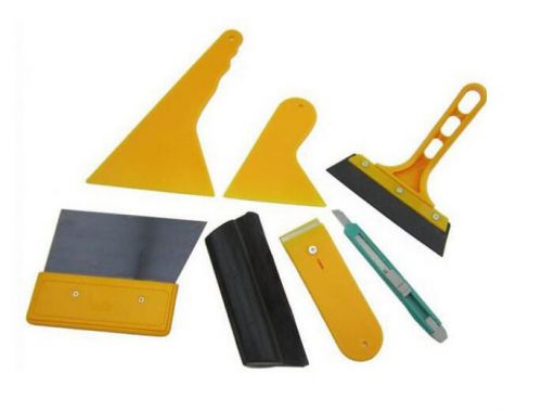 7pcs professional window tinting tools kit for auto / car application of tint f
