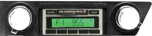 1966-1967 cutlass oldsmobile 442 radio ipod am fm usa-230 custom autosound