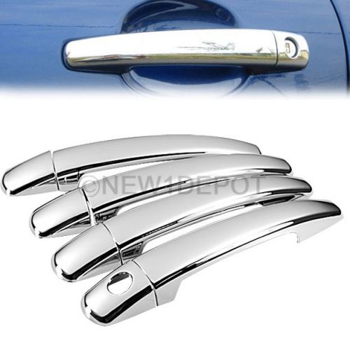 Chrome door handle cover for peugeot 207 308 407 08-10/citroen c4 c6 psa nd