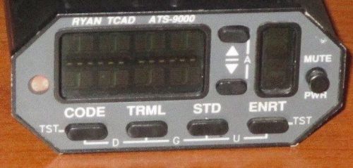 Ryan tcad air traffic shield p/n 70-1100 mod 2 software ver 2.1 level 2