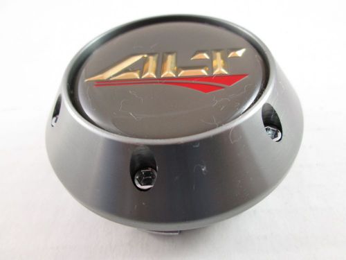 Alt gun metal/  drksilver  custom wheel center cap     #no id #      (for 1 cap)
