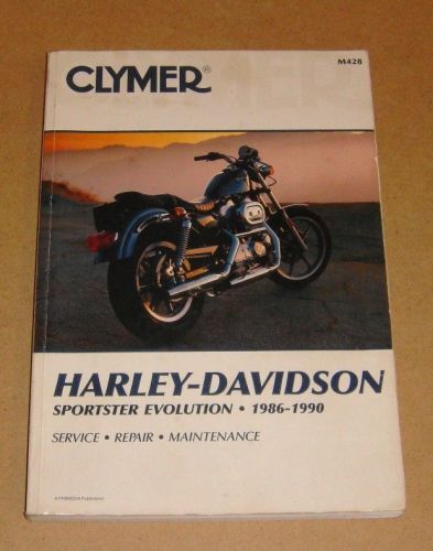 1991 clymer harley davidson sportster service boo