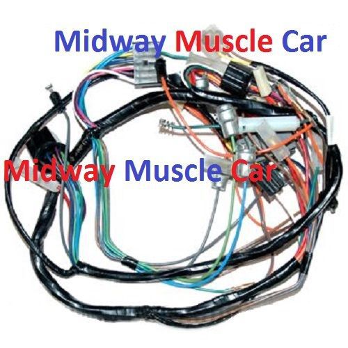 Dash wiring harness 57 chevy 150 210 bel air nomad  deluxe w/o radio &amp; heater