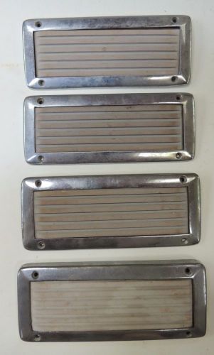 4 vintage 1956 original chris craft step pad frames 3 piece runabout parts