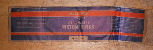 Antique 1931-1940 dodge piston ring set-allstate steel master-set from 1939